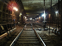 Тоннель Московского метрополитена